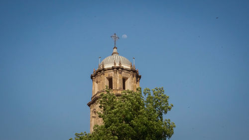 Top of a church in queretaro, mexico.