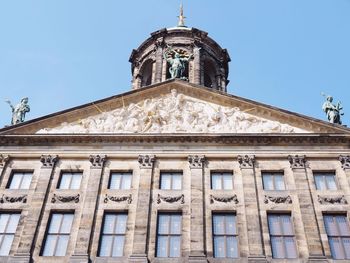 Low angle view of building against sky