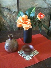 Close-up of potted plant on table at home