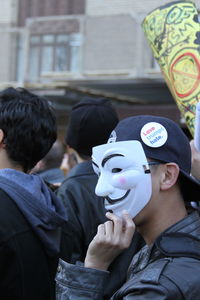 People wearing mask