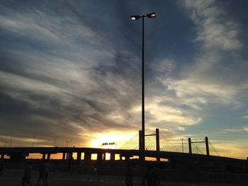 Scenic view of dramatic sky over sea