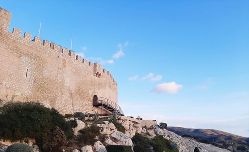 Castle with blue sky