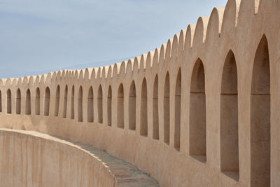 Low angle view of arch bridge