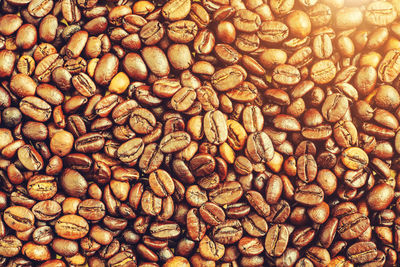 Full frame shot of coffee beans