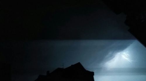 Close-up of sky at night