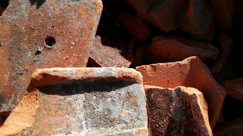 Close-up of rusty metal