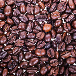 Detail shot of coffee beans