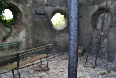 View of an abandoned building