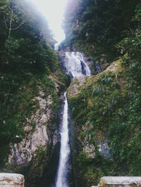 River flowing through rocks