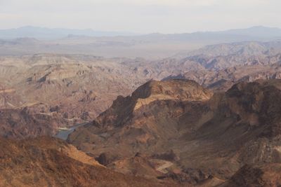 Scenic view of dramatic landscape