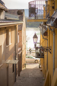 Street amidst buildings in city