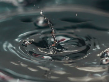 Close-up of splashing water