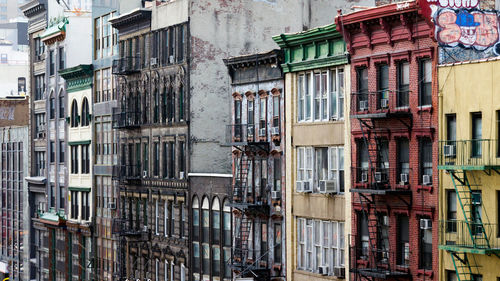 Full frame shot of residential building