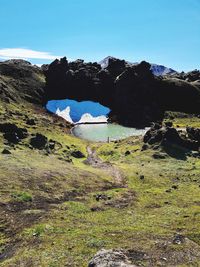 Scenic view of landscape against sky