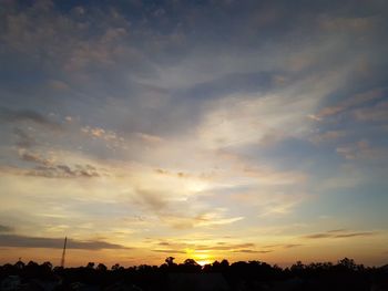 Scenic view of sky at sunset