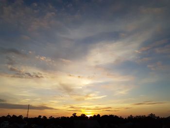 Scenic view of sky at sunset