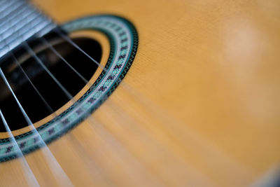 Close-up of guitar