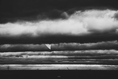 Scenic view of cloudy sky