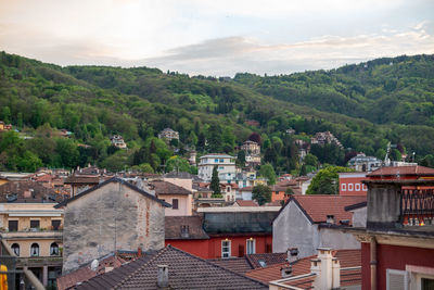 Houses in town