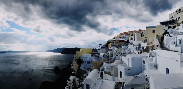 Panoramic view of buildings in city