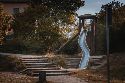 Bench in park