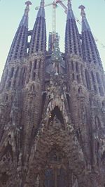 Low angle view of church