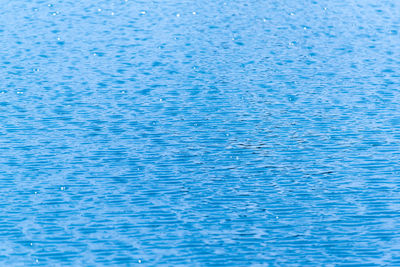 Full frame shot of rippled water in swimming pool