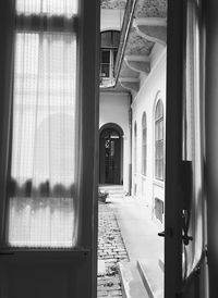 Corridor of building