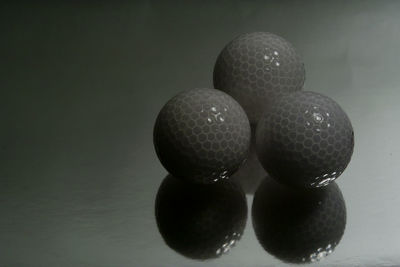 Close-up of balls on table