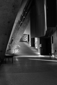 Interior of abandoned building