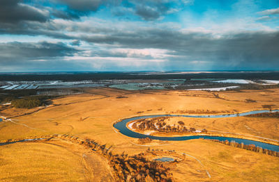 Scenic view of landscape against sky