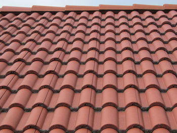 Full frame shot of roof tiles