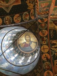 Low angle view of ceiling