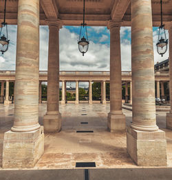 View of historical building in city