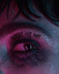 Close-up of woman eye