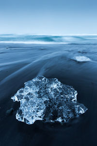 Close-up of sea against sky