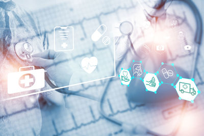 Close-up of medicines