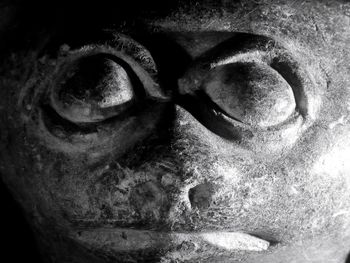 Close-up of old statue