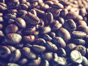 Detail shot of coffee beans