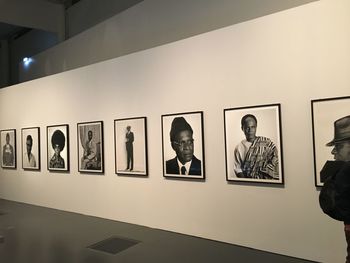 Graffiti on wall of museum