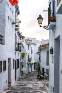 Street amidst buildings in town