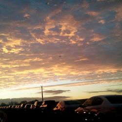 Scenic view of sky during sunset