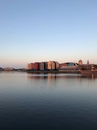 River with buildings in background