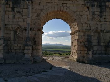 Old ruins against sky