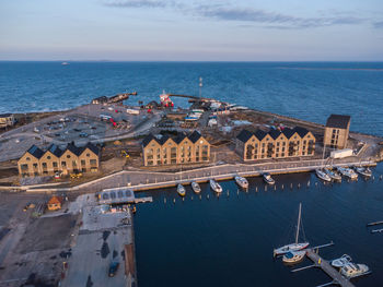 New residential buildings færgebyen by arken architects at hou harbour, denmark