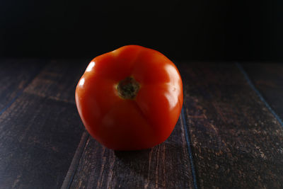 Close-up of orange on table