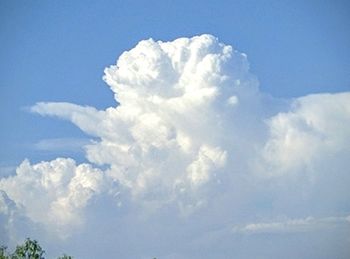 Low angle view of cloudy sky