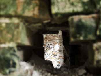 Close-up of old weathered wood