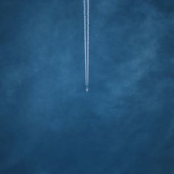 Airplane flying in sky