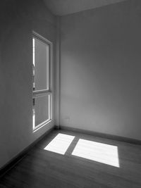 View of empty room with open door